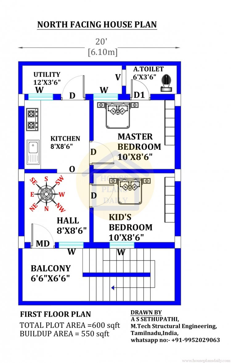 20x30 North Face House Plan New Home Design House Plan And Designs 