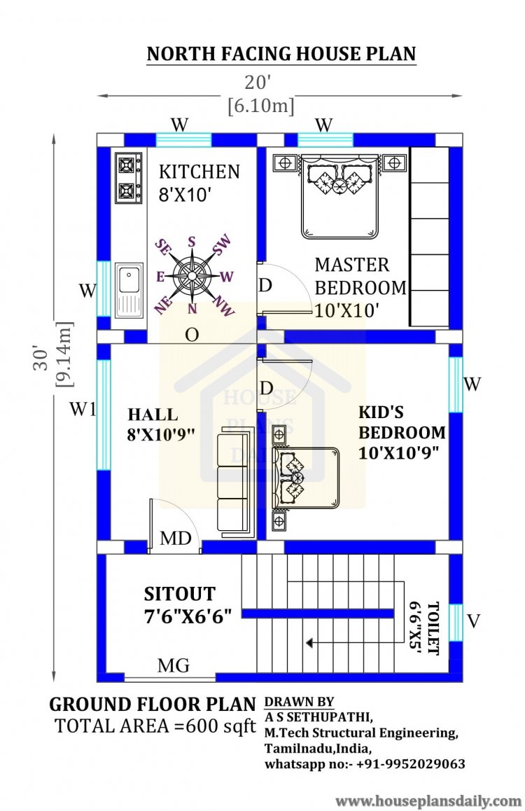 North Facing Double Bedroom House Plan Per Vastu Www cintronbeveragegroup