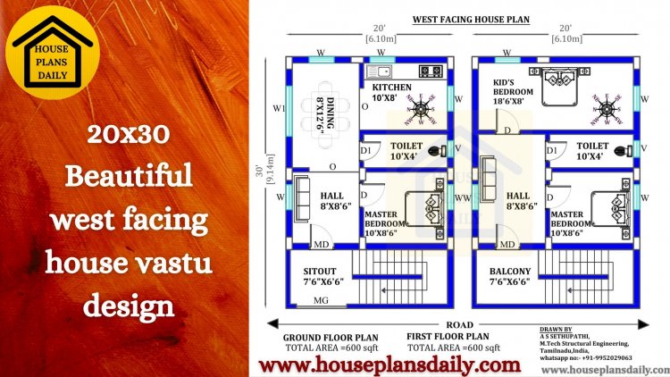 20x30 West Facing House Plan Vastu Home House Designs And Plans 