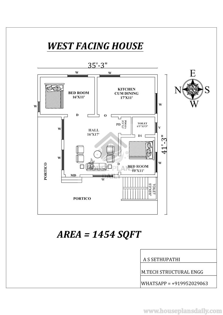 110 Various Types of West Facing Plans Book