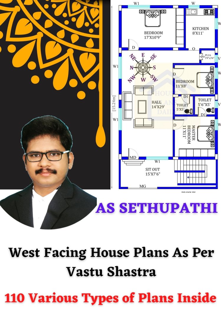 110 Various Types of West Facing Plans Book