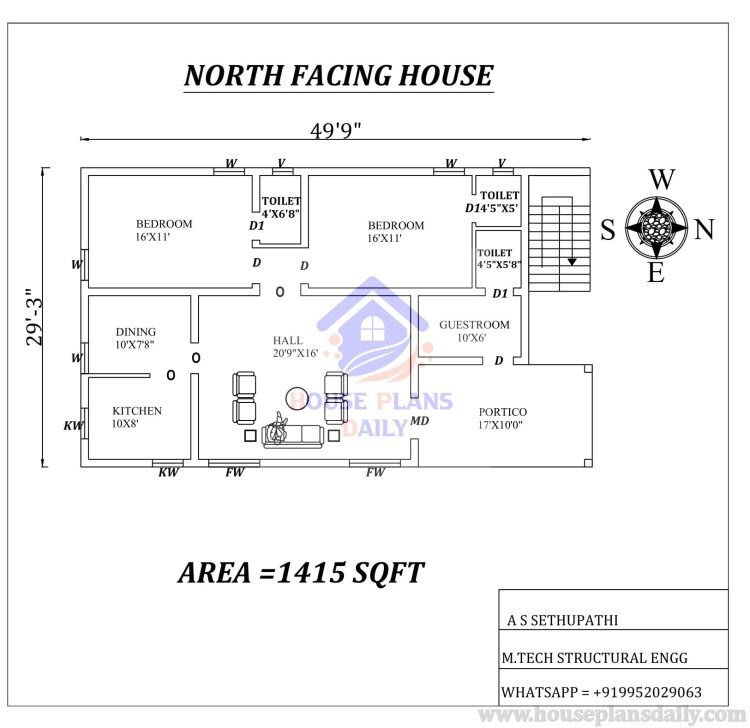 250 Various Size House Plans as Per Vastu Shastra Book