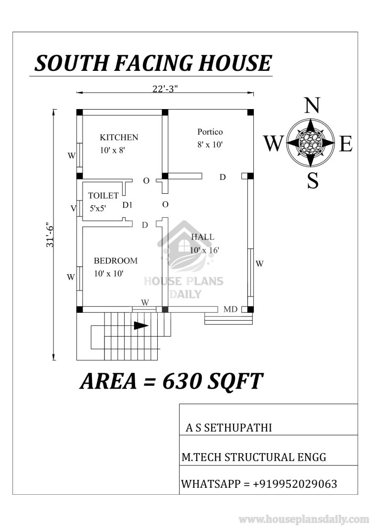 modern 600 sq ft house plans 1 bedroom 