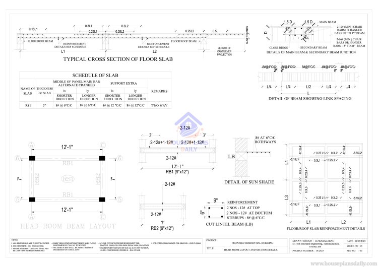 structural drawing details