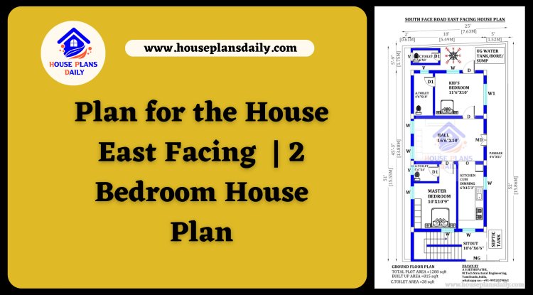 Plan For The House East Facing 2 Bedroom House Plan House Designs And Plans Pdf Books