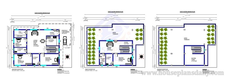 1600 Sqft House | House Electrical Wire Diagram | Plumbing Drawing