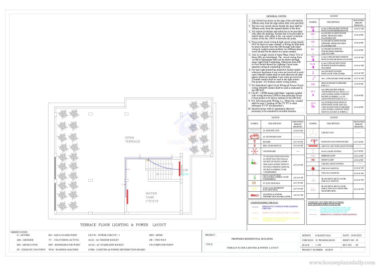 1600 Sqft House | House Electrical Wire Diagram | Plumbing Drawing