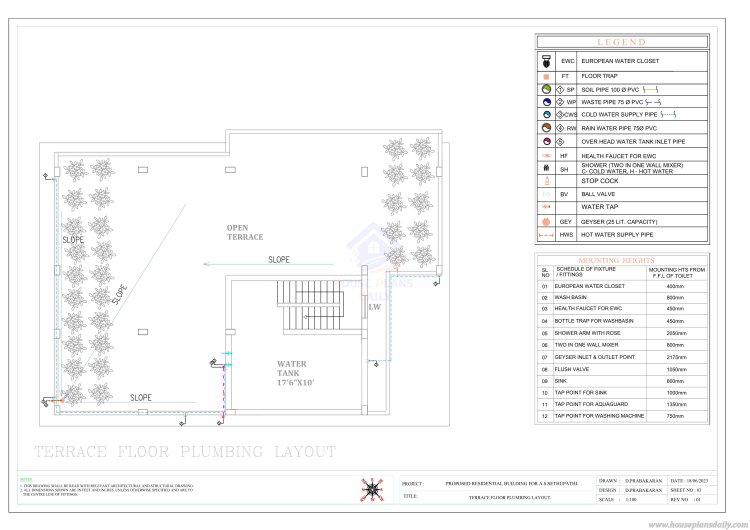 1600 Sqft House | House Electrical Wire Diagram | Plumbing Drawing