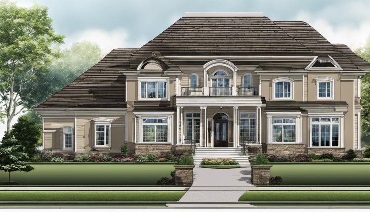 Normal House Front Elevation Design | Drawing of a House | House Design in Front