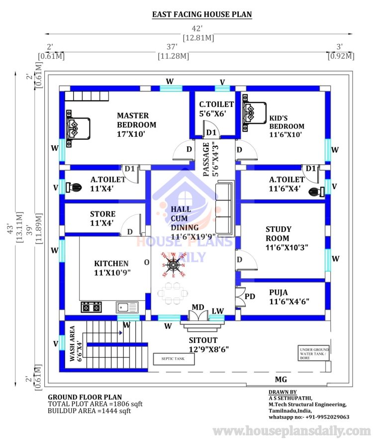 Designing Your Dream 3BHK House with Vastu Principles