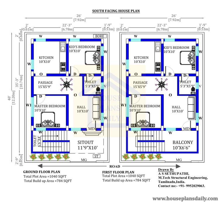 Top 20 Amazing South Facing House Plans- House Plans Daily