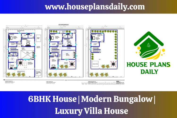6BHK House | Modern Bungalow | Luxury Villa House