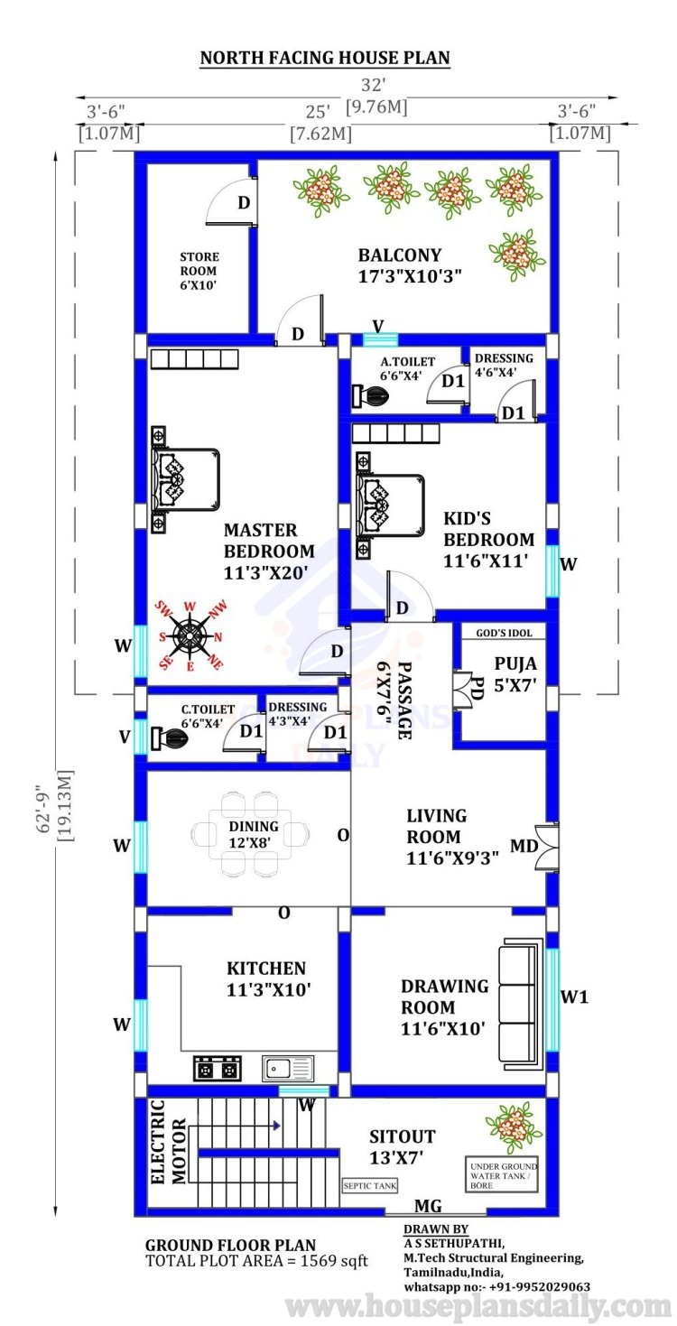 Two Story Building | Two House Plans | 1800 Sqft House Plan