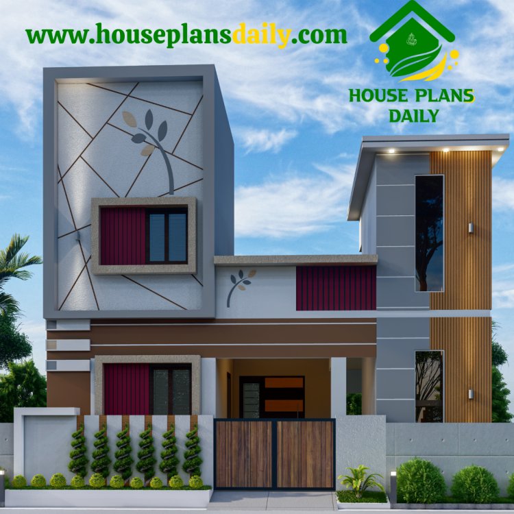 Indian Style Middle Class Village Single Floor Home Front Design