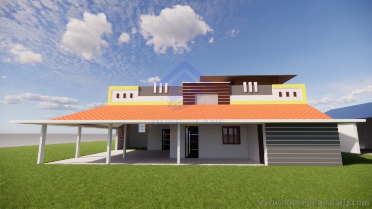 3bhk Home | House Plan with Elevation | Northeast House