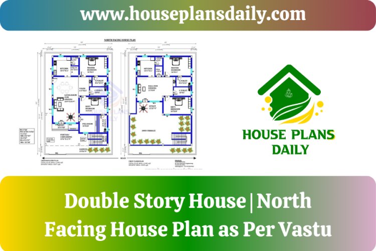 Double Story House | North Facing House Plan as Per Vastu