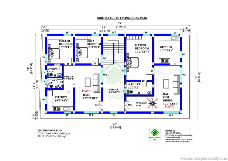 House Plan with Shop | Apartment Plan | House Estimation