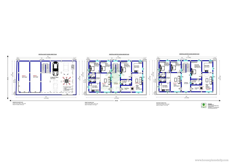 House Plan with Shop | Apartment Plan | House Estimation