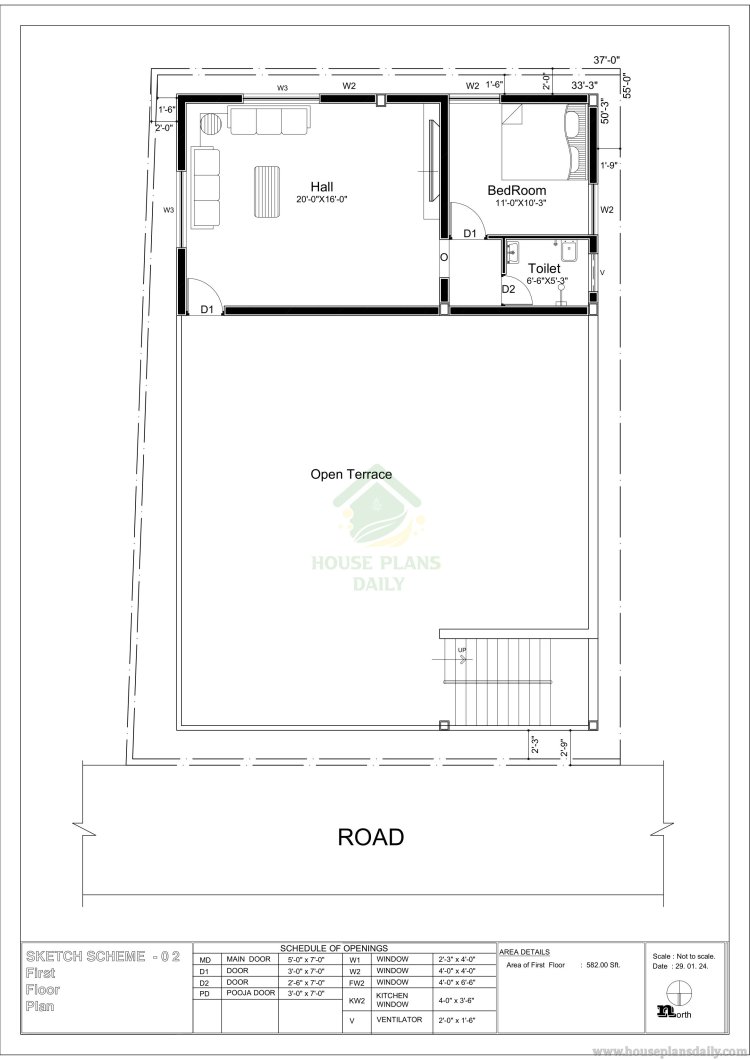 Two Storey House Design with Car Parking | Front Elevation Design