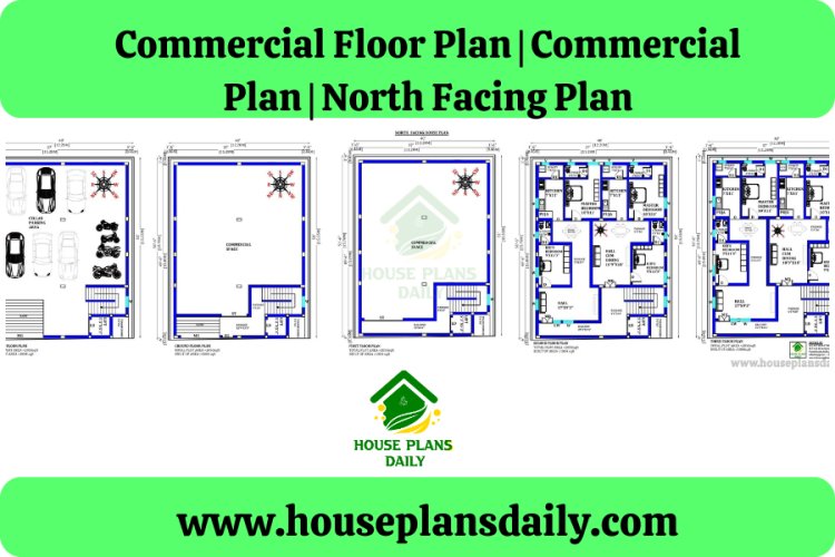 Commercial Floor Plan | Commercial Plan | North Facing Plan - House ...