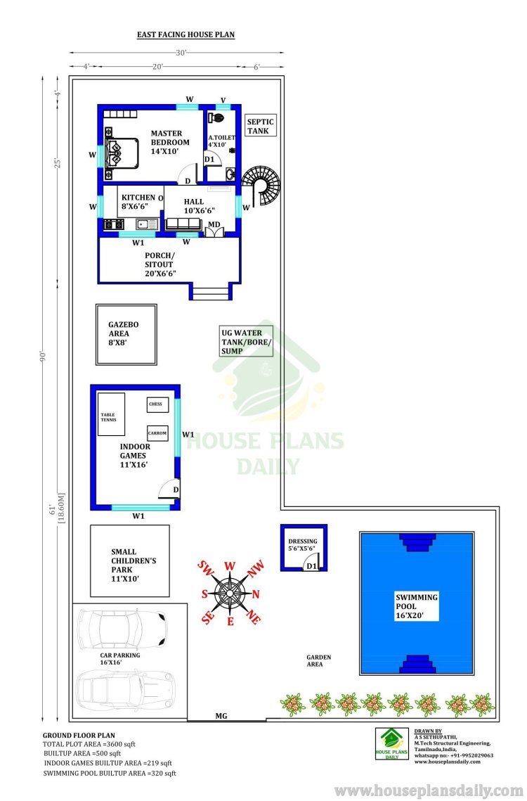 Farm House with Pool | Guest House with Pool | East Home