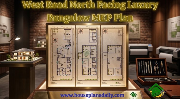 West Road North Facing Luxury Bungalow MEP Plan